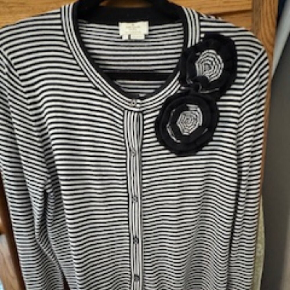Kate Spade - Black/White Sweater